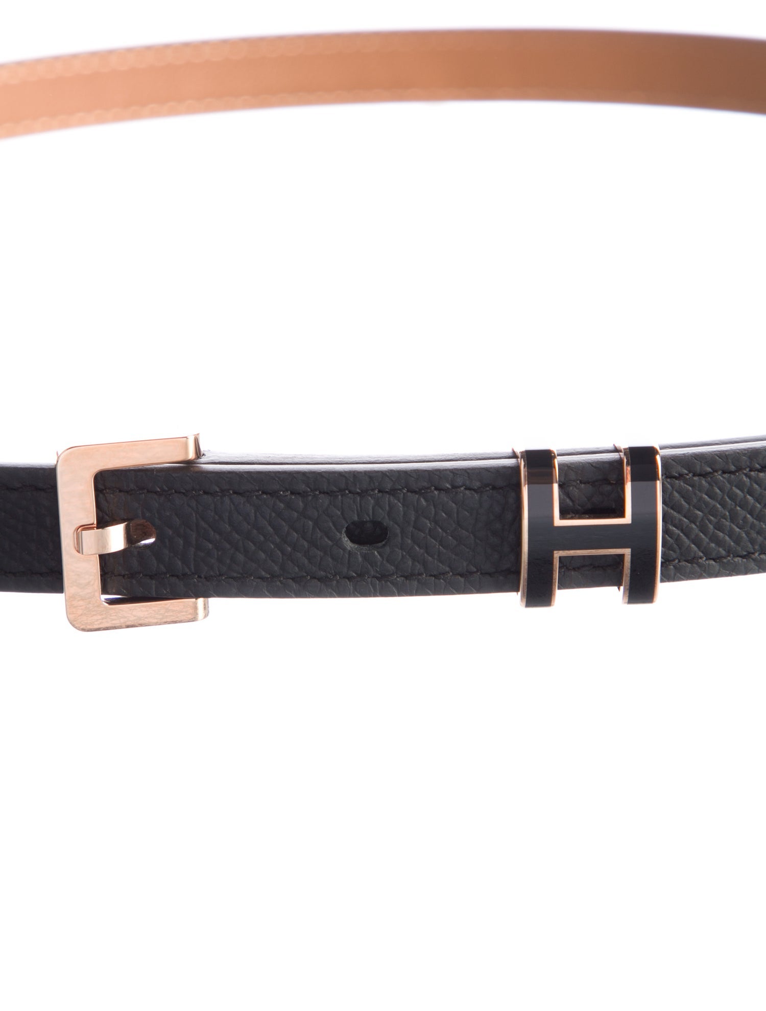 Hermès 13 mm Epsom Leather H Belt