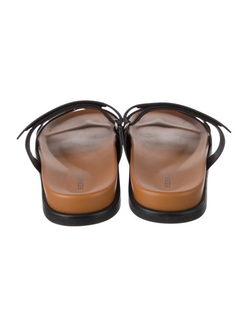 Hermès Chypre Leather Slides