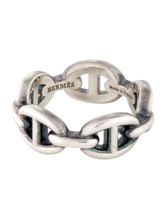 Hermès Chaîne d'Ancre Enchainee Ring, Small Model