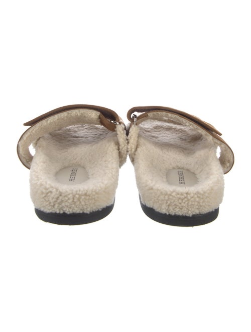Hermès Chypre Suede Slides