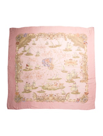 Hermès Voiles De Lumiere Silk Scarf