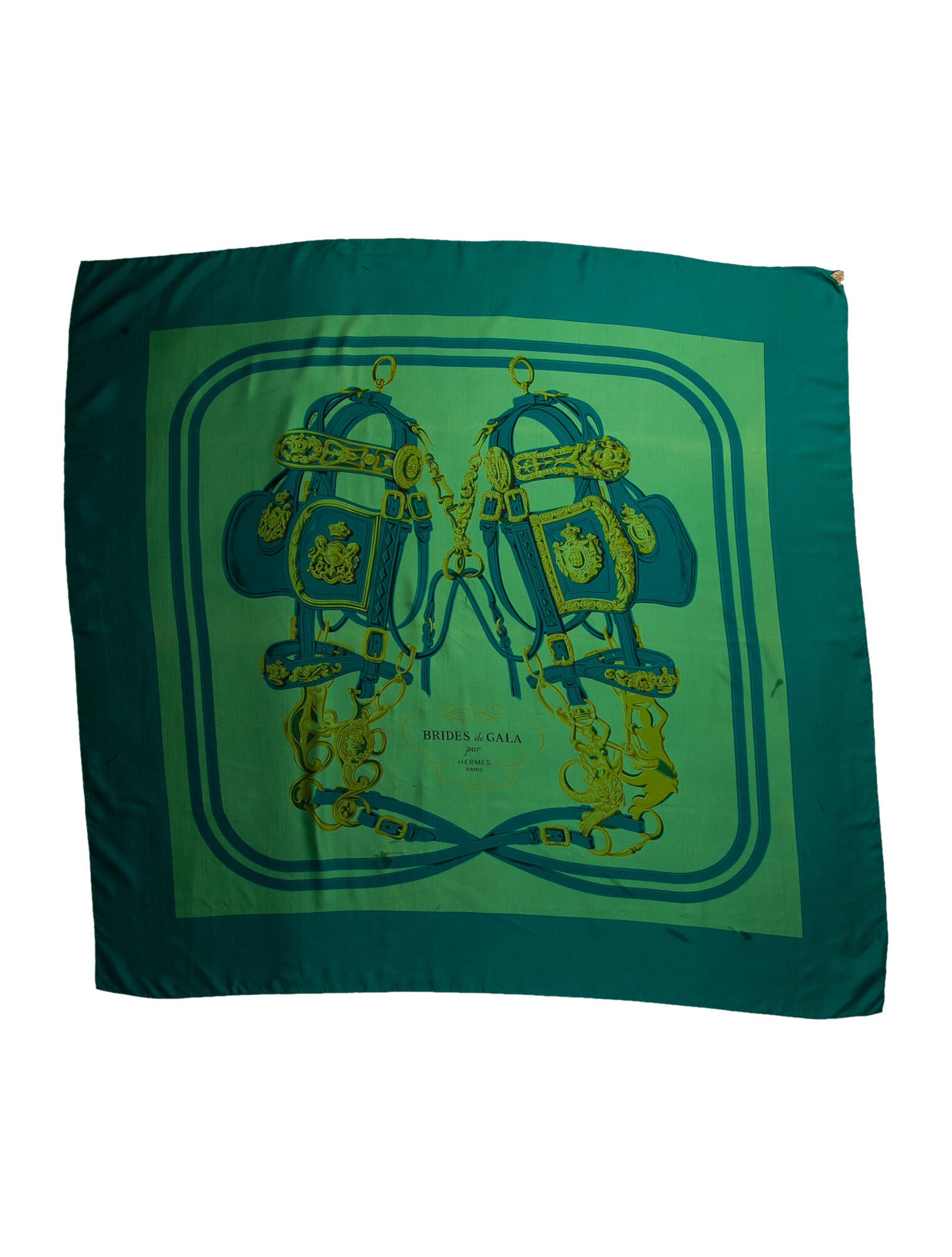 Hermès Brides de Gala Dip Dye Scarf