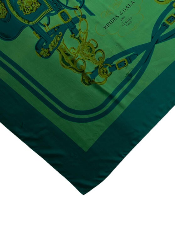 Hermès Brides de Gala Dip Dye Scarf