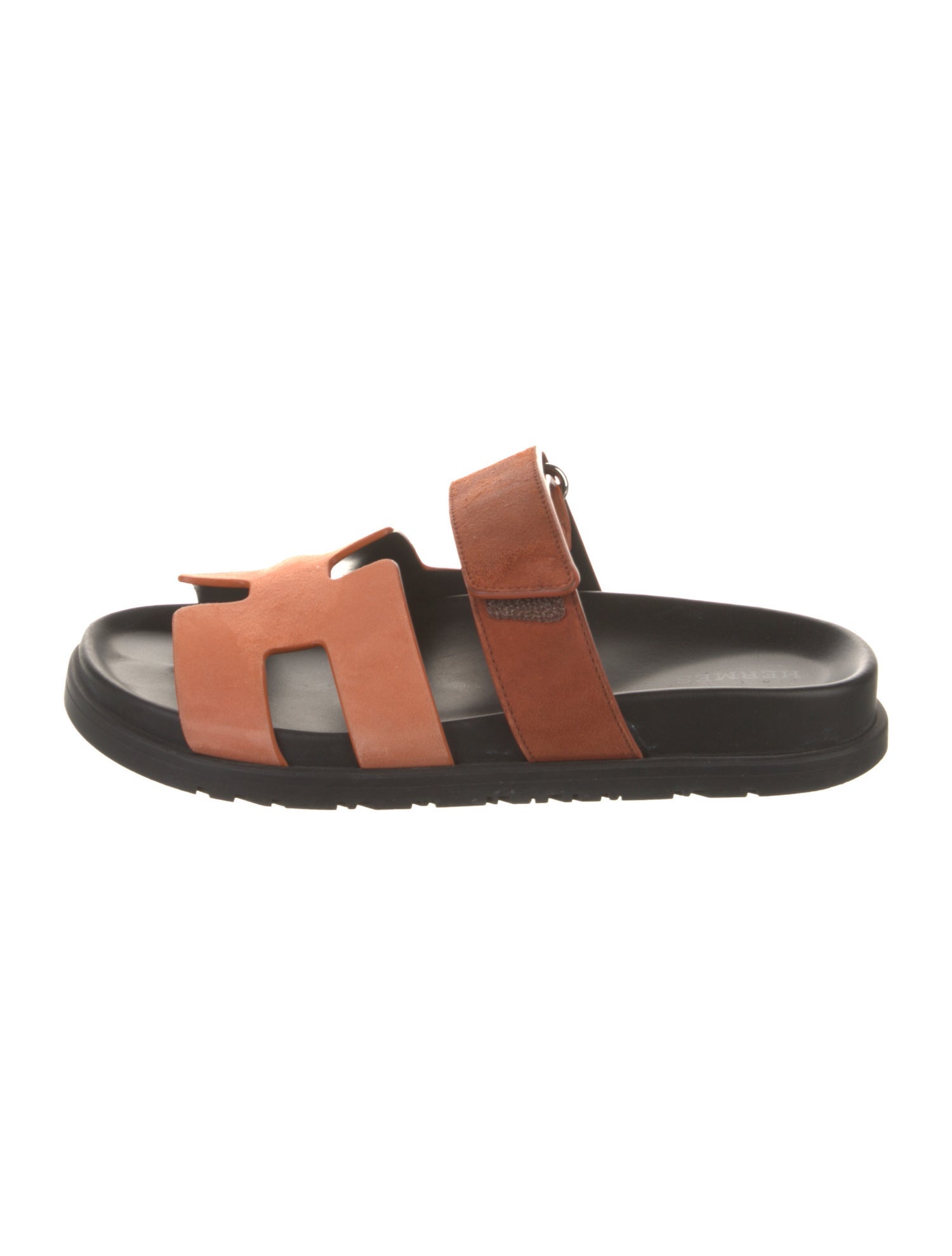 Hermès Chypre Suede Slides