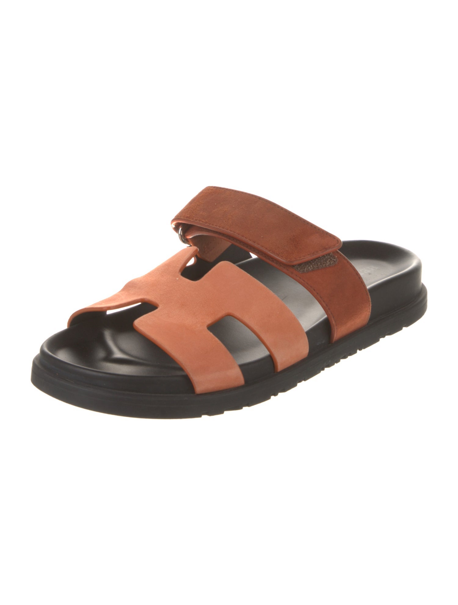 Hermès Chypre Suede Slides