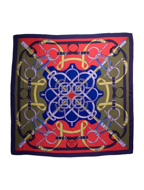 Hermès Eperon D'Or Cashmere Shawl