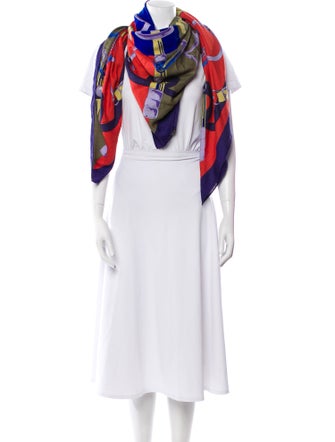 Hermès Eperon D'Or Cashmere Shawl