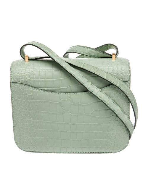 Hermès 2021 Matte Alligator Mississippiensis Mini Constance III 18