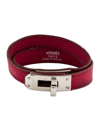 Hermès Leather Kelly Double Tour Wrap Bracelet