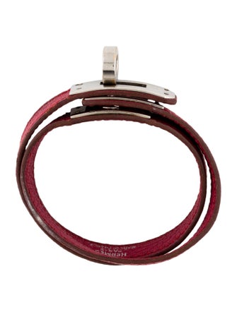 Hermès Leather Kelly Double Tour Wrap Bracelet