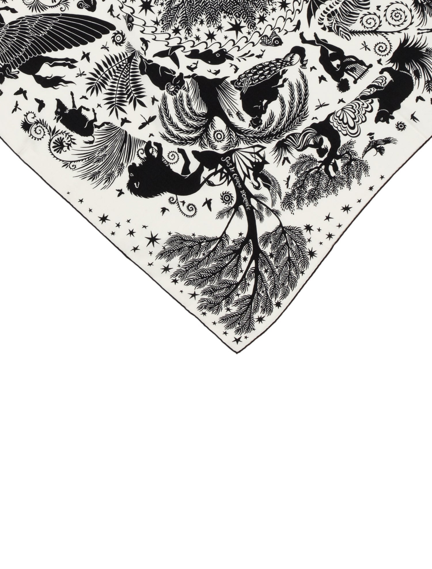 Hermès Sous Le Charme D'Orphee Cashmere Shawl w/ Tags