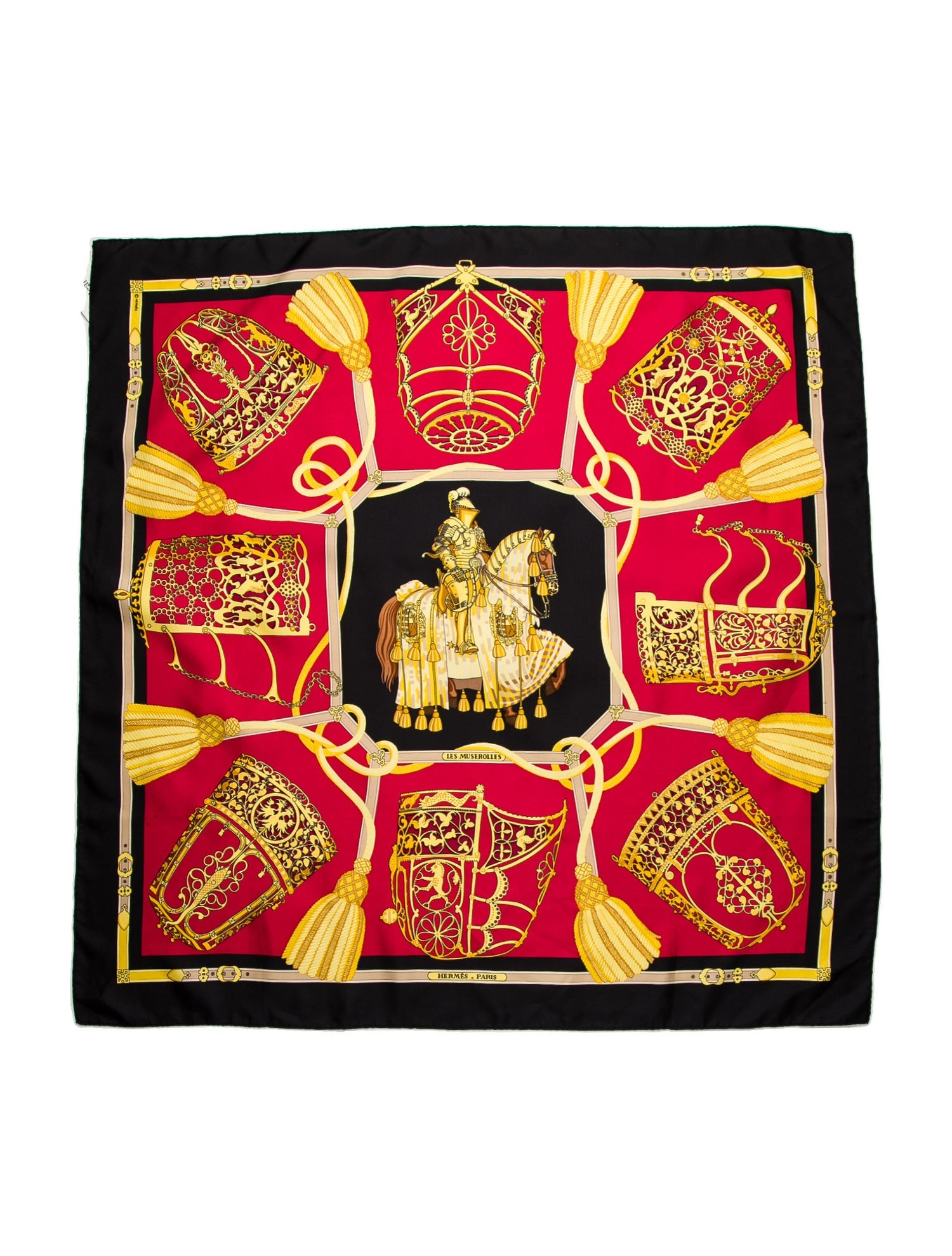 Hermès Les Muserolles Silk Scarf