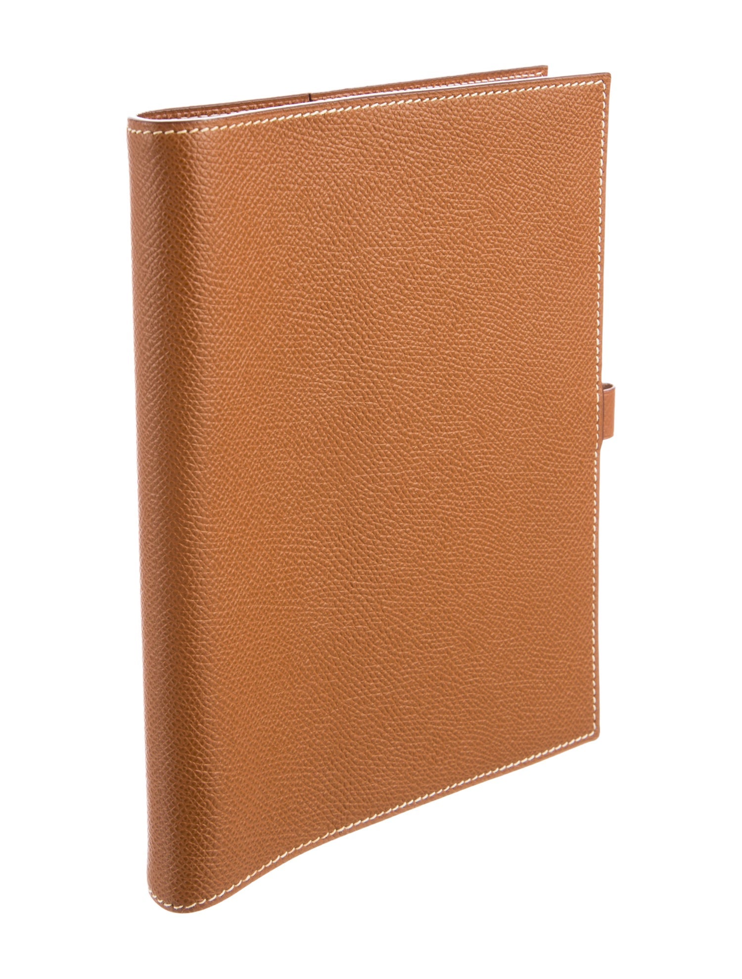 Hermès Vintage Courchevel Globe-Trotter Agenda Cover