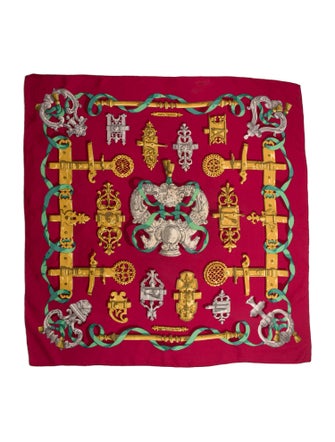 Hermès Ferronnerie Silk Scarf