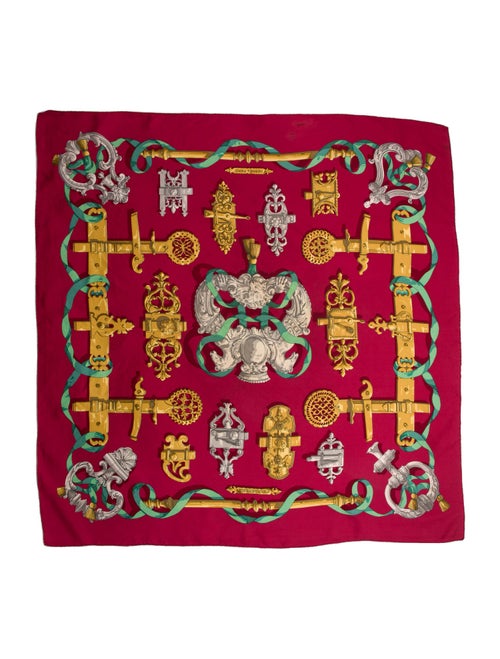 Hermès Ferronnerie Silk Scarf