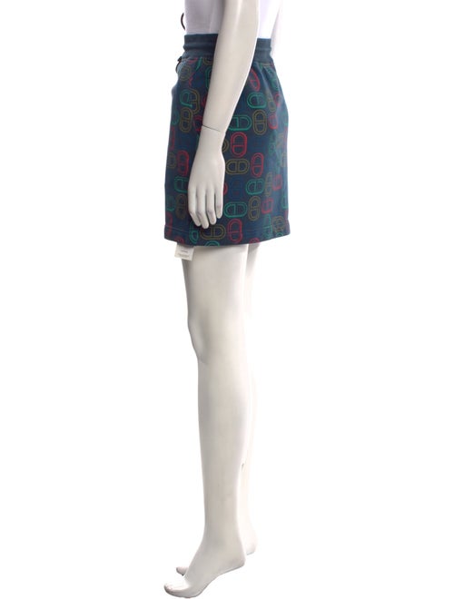 Hermès Printed Mini Skirt