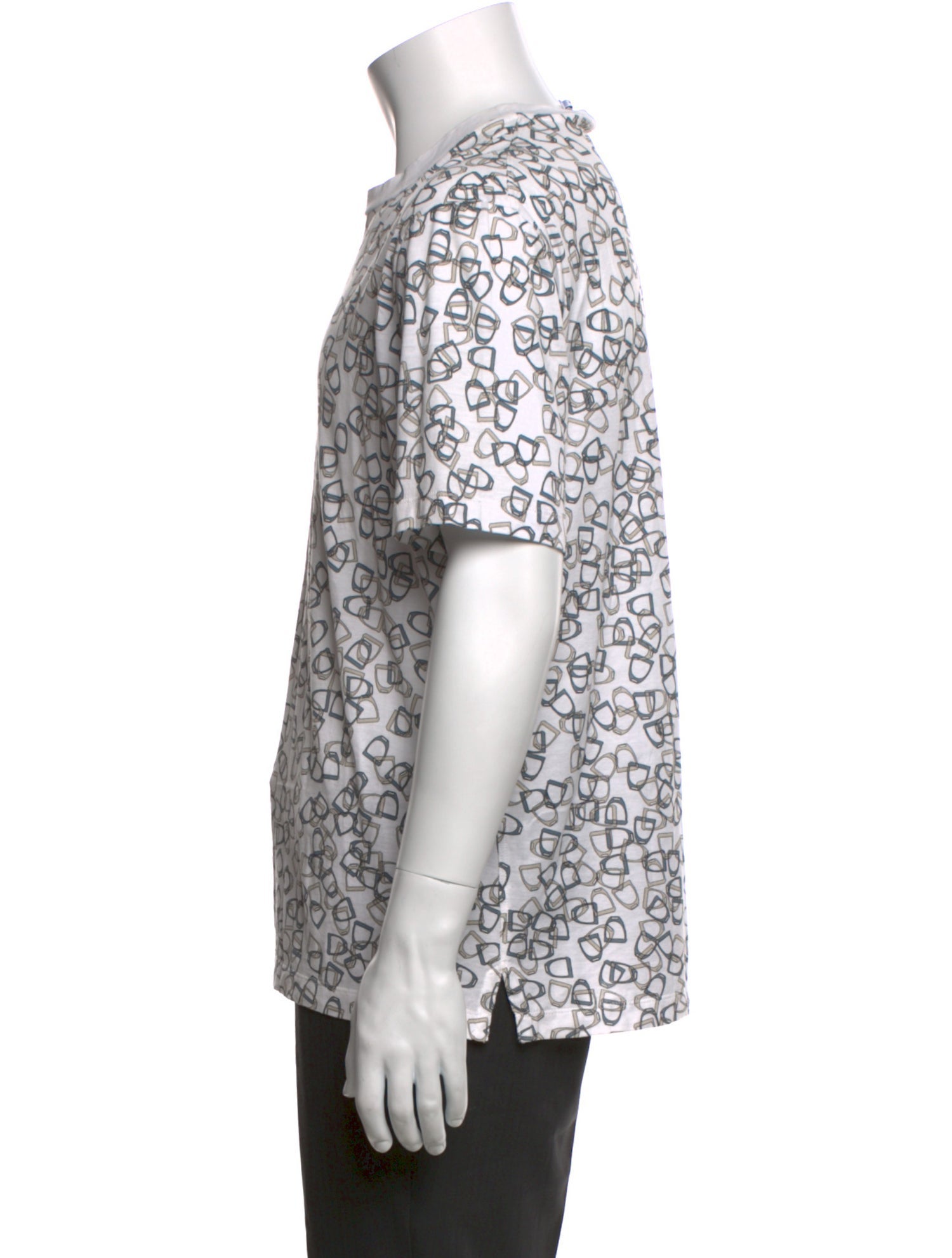 Hermès Printed Crew Neck T-Shirt