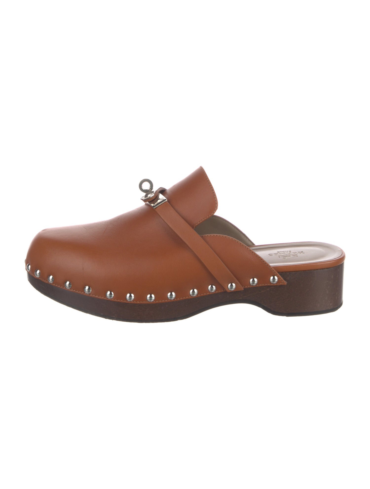 Hermès Carlotta Leather Mules