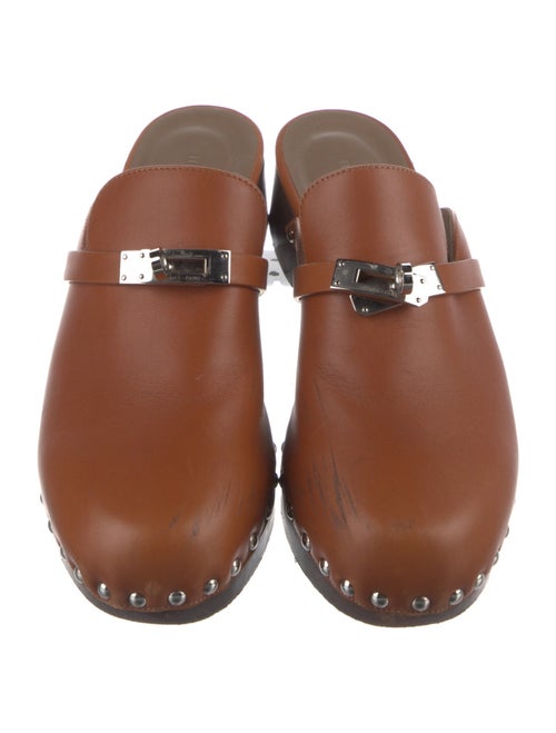 Hermès Carlotta Leather Mules