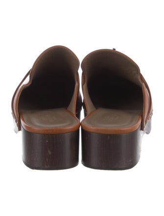 Hermès Carlotta Leather Mules