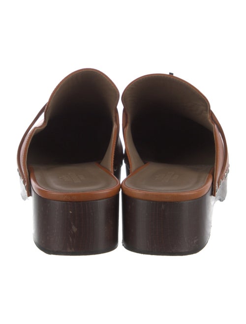 Hermès Carlotta Leather Mules