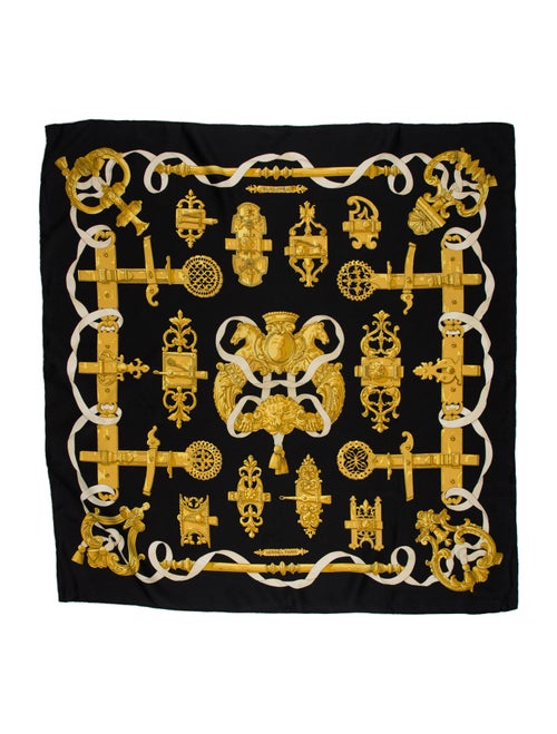 Hermès Ferronnerie Silk Scarf