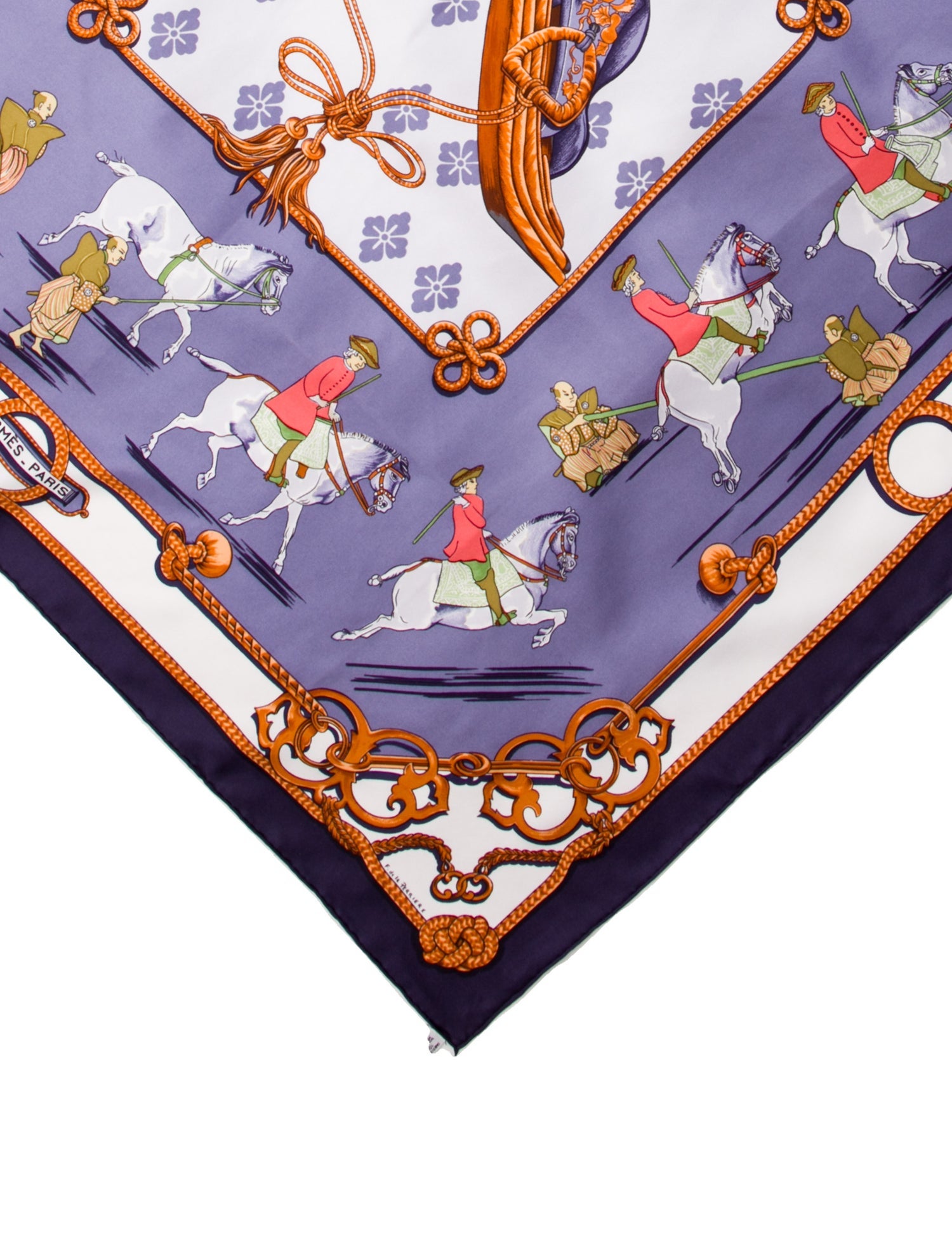 Hermès Equitation Japonaise Silk Scarf