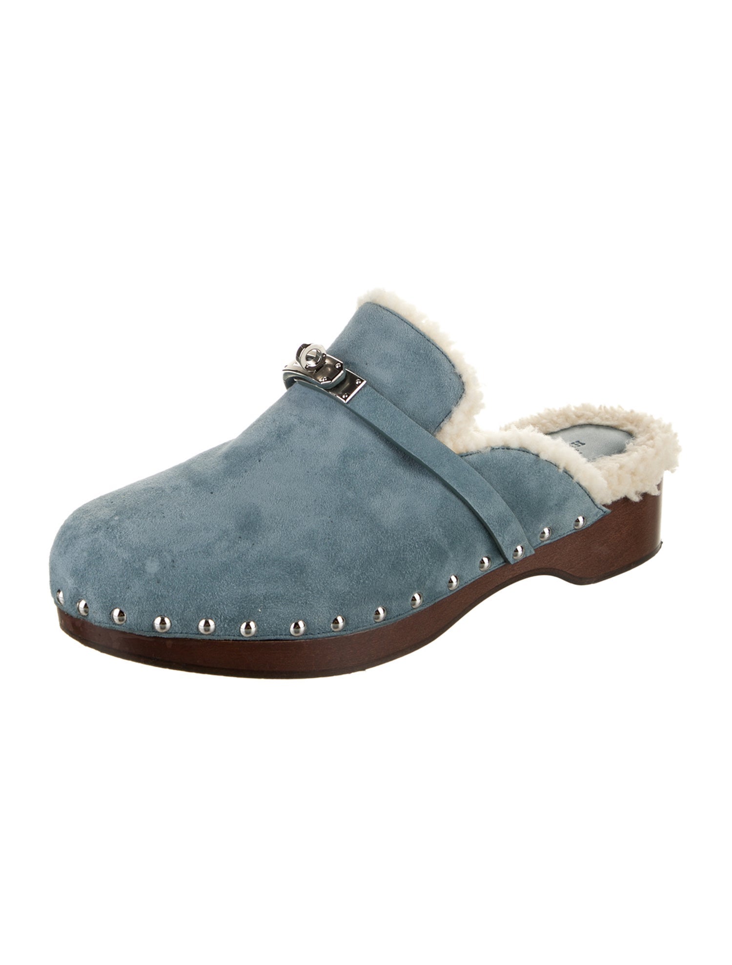 Hermès Carlotta Suede Mules