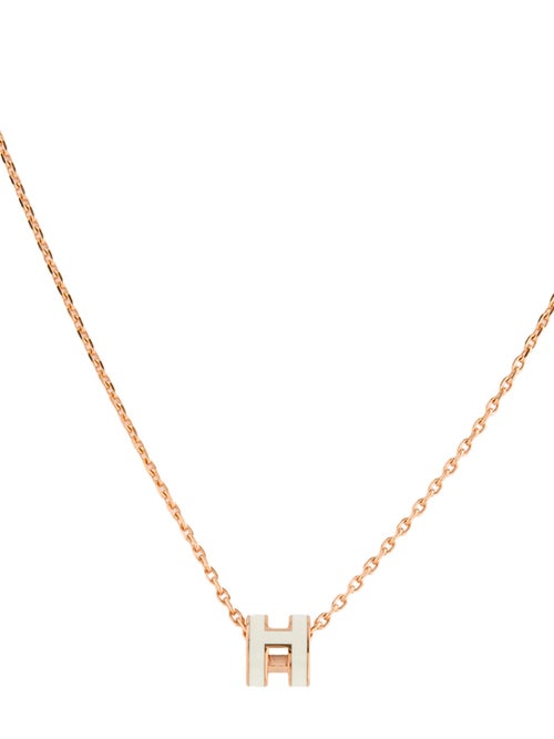 Hermès Mini Pop H Pendant Necklace