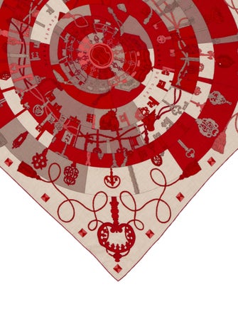 Hermès Tour De Clés Cashmere Shawl