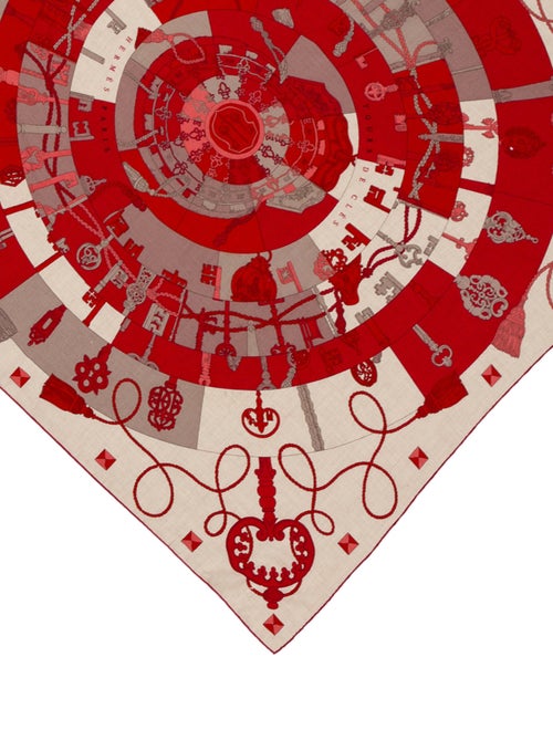 Hermès Tour De Clés Cashmere Shawl