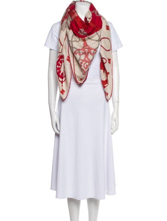 Hermès Tour De Clés Cashmere Shawl