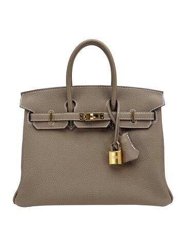 Hermès Handle Bags 2025 Togo Birkin 25