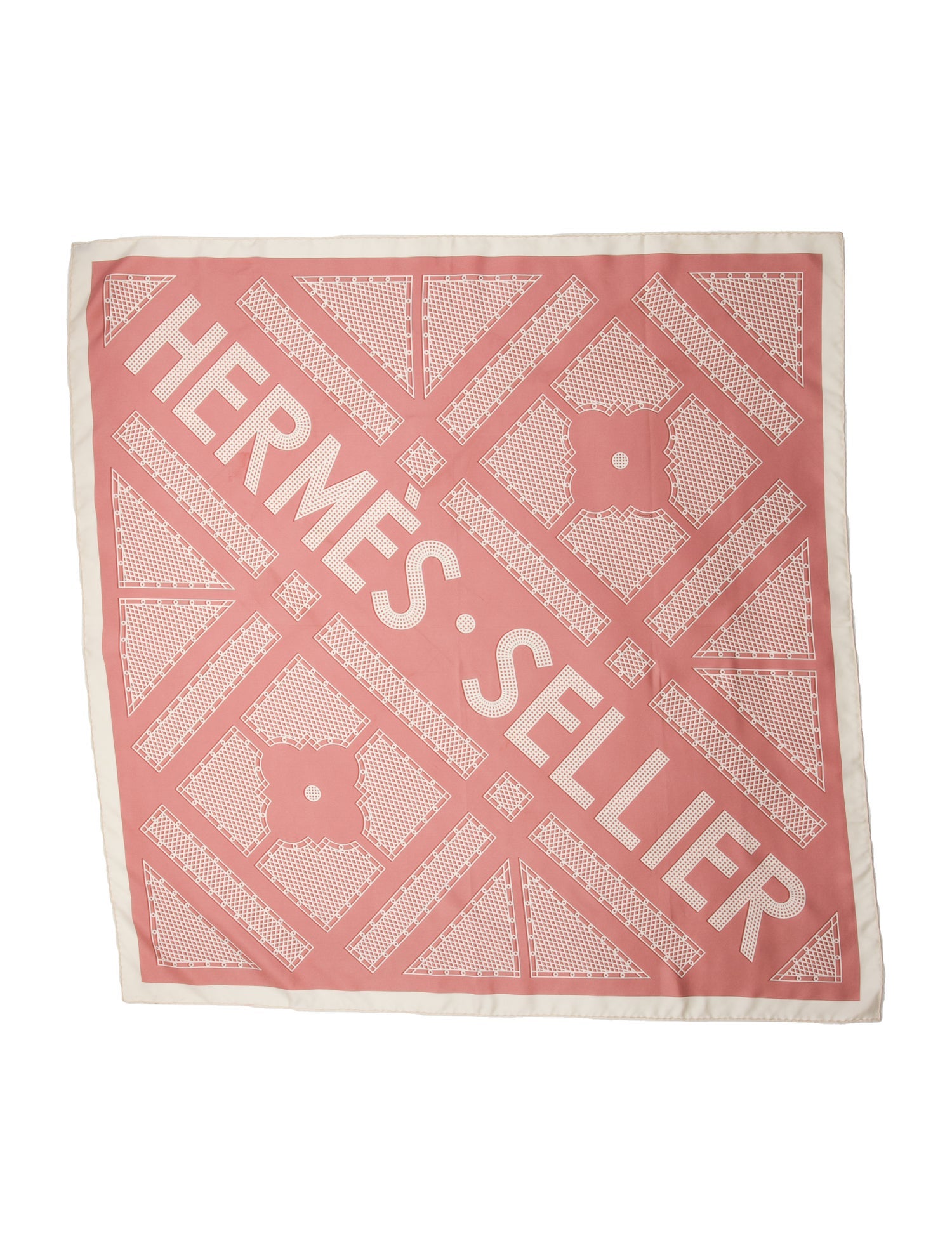 Hermès Sellier Silk Scarf