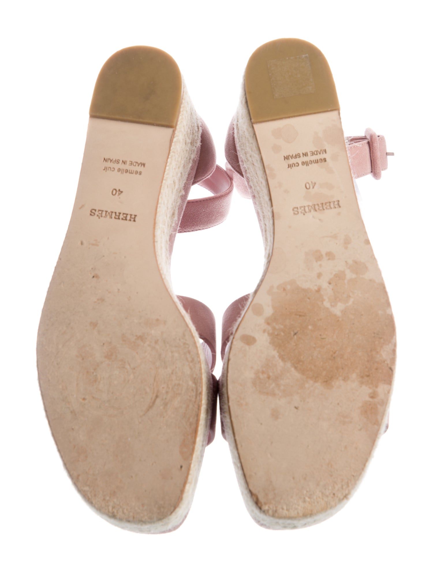 Hermès Elda Suede Espadrilles