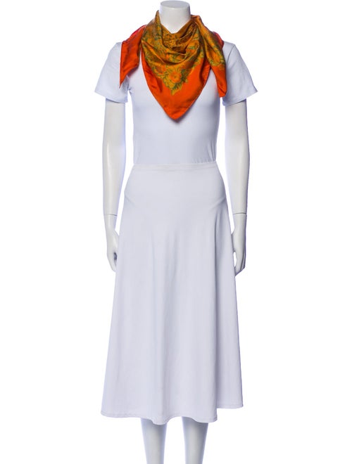 Hermès Jungle Love Dip Dye Silk Scarf