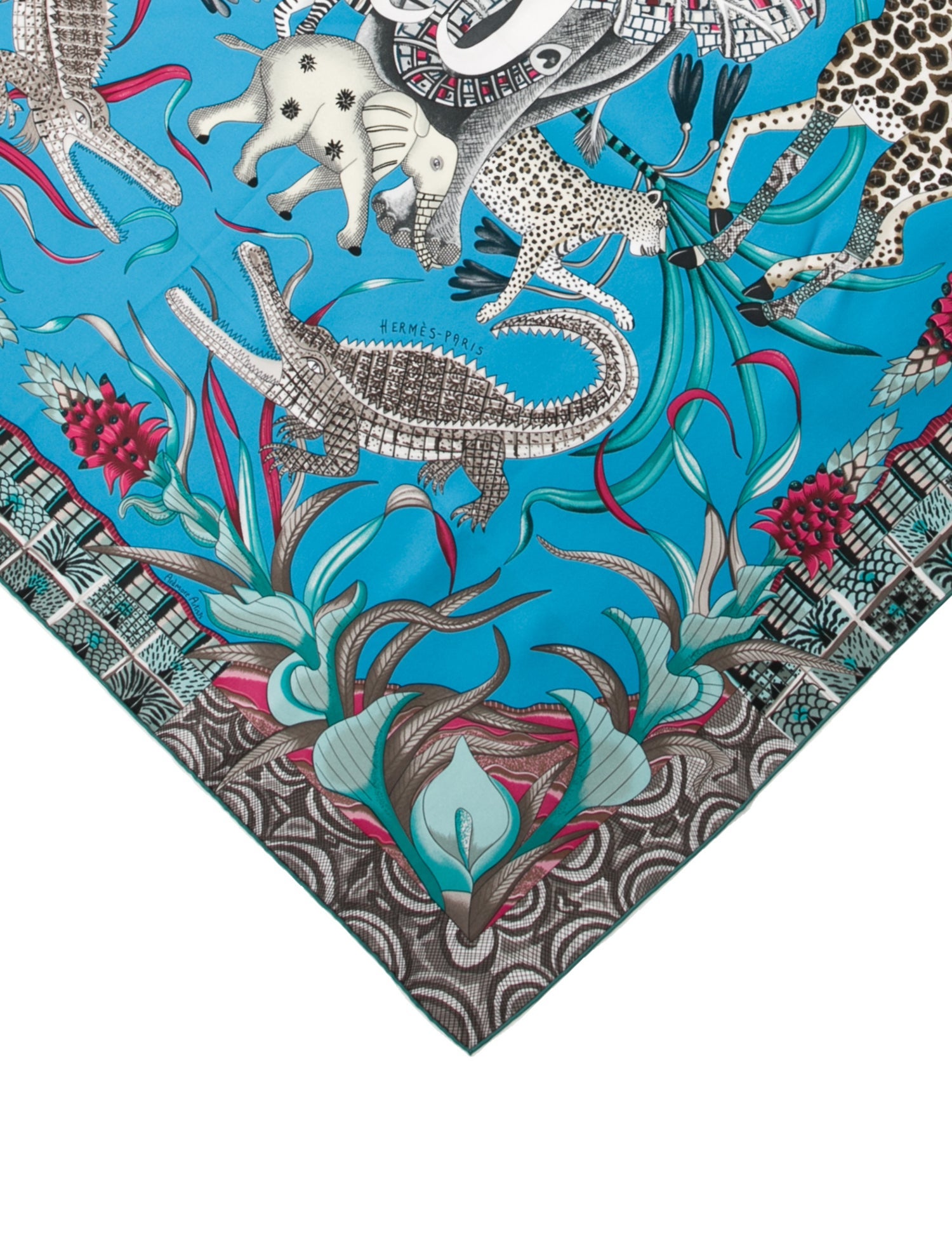 Hermès La Marche du Zambeze Silk Scarf