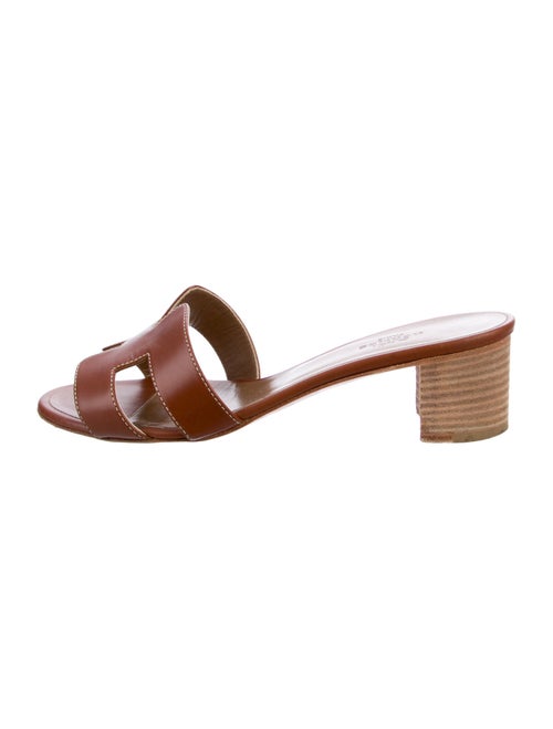 Hermès Oasis Leather Slides