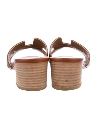 Hermès Oasis Leather Slides