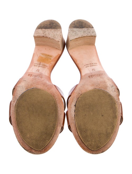 Hermès Oasis Leather Slides