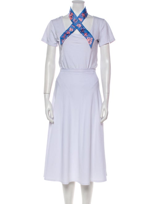 Hermès Kelly en Caleche Silk Twilly Scarf