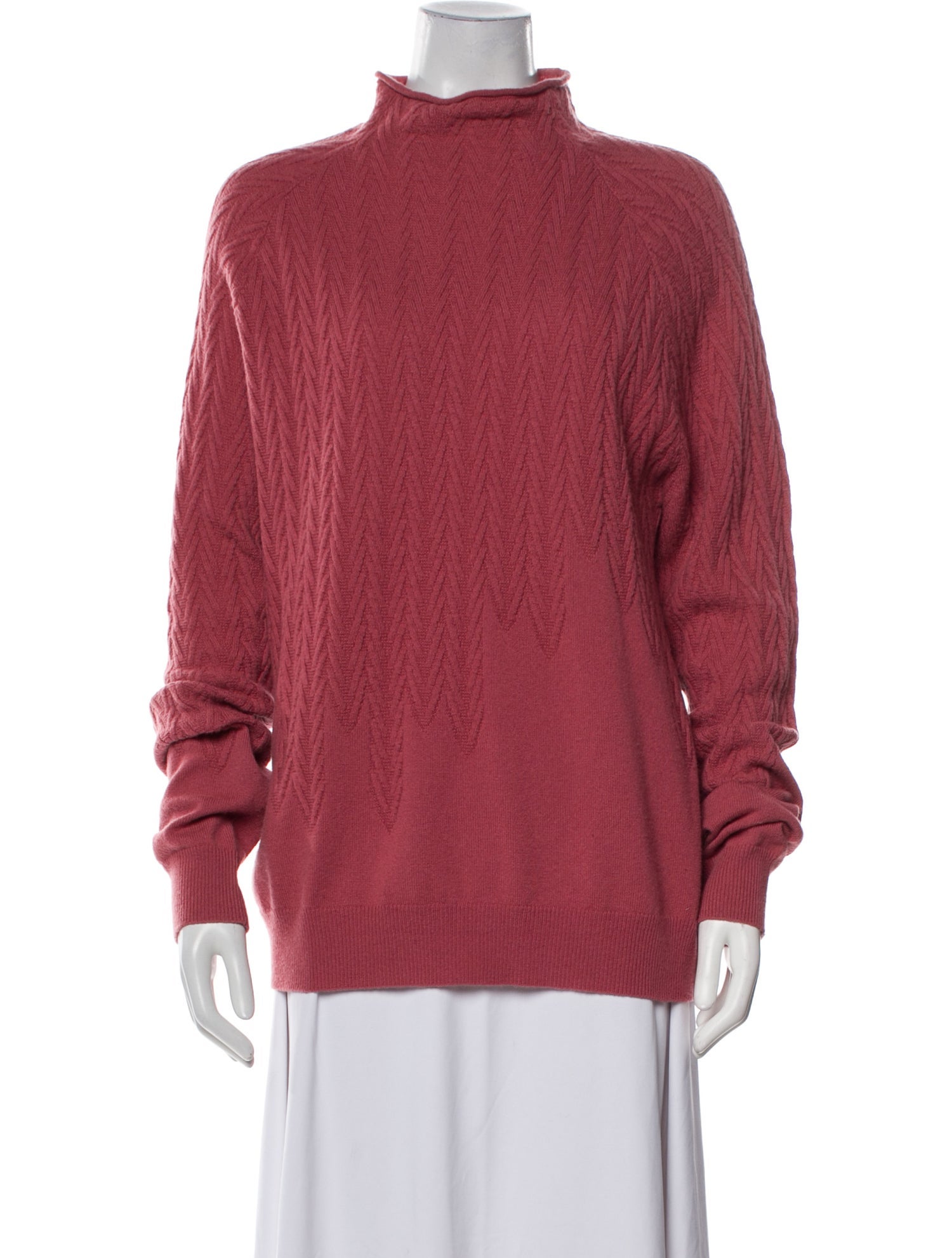 Hermès Cashmere Mock Neck Sweater