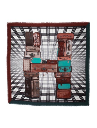 Hermès H en Voyage Cashmere Scarf