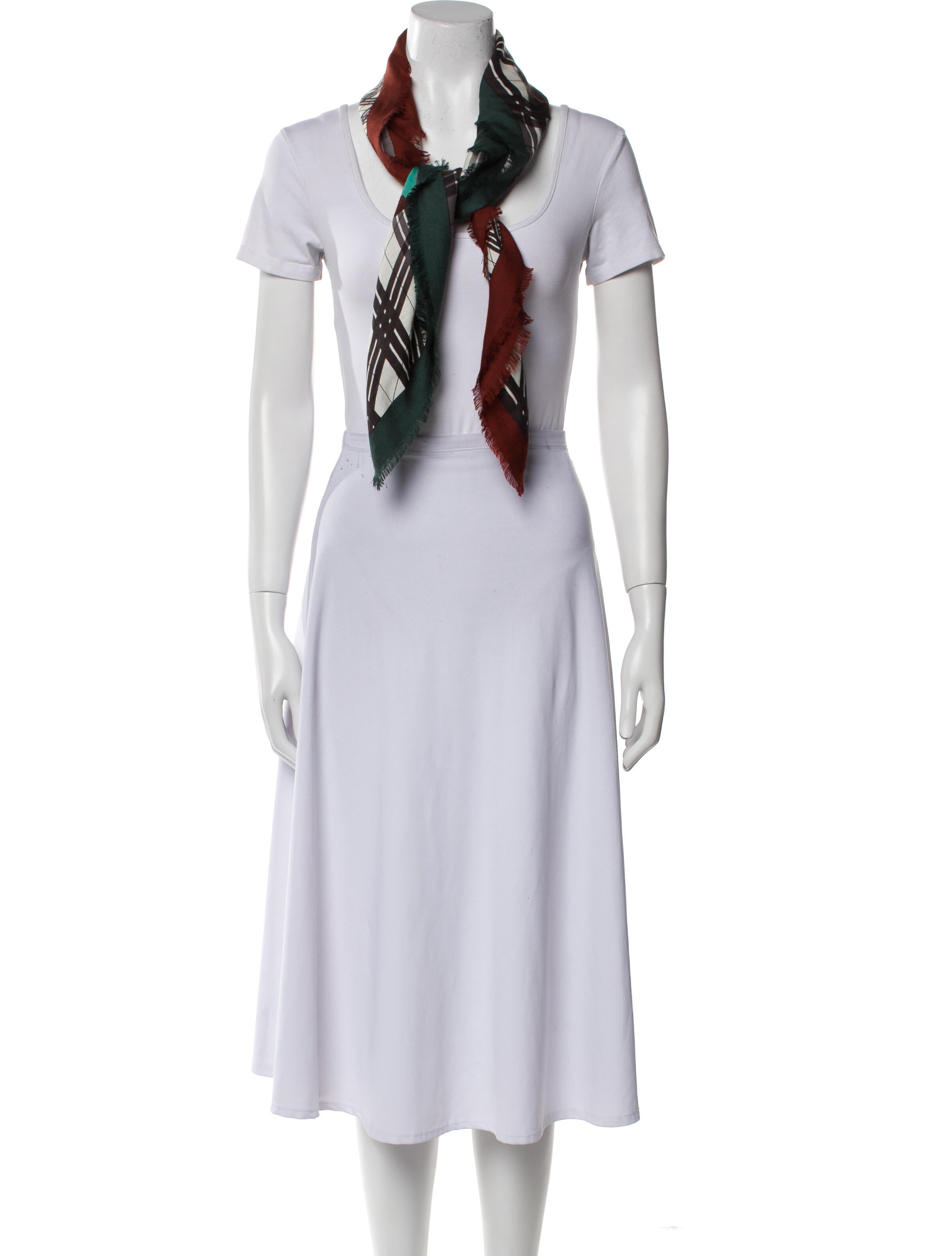 Hermès H en Voyage Cashmere Scarf