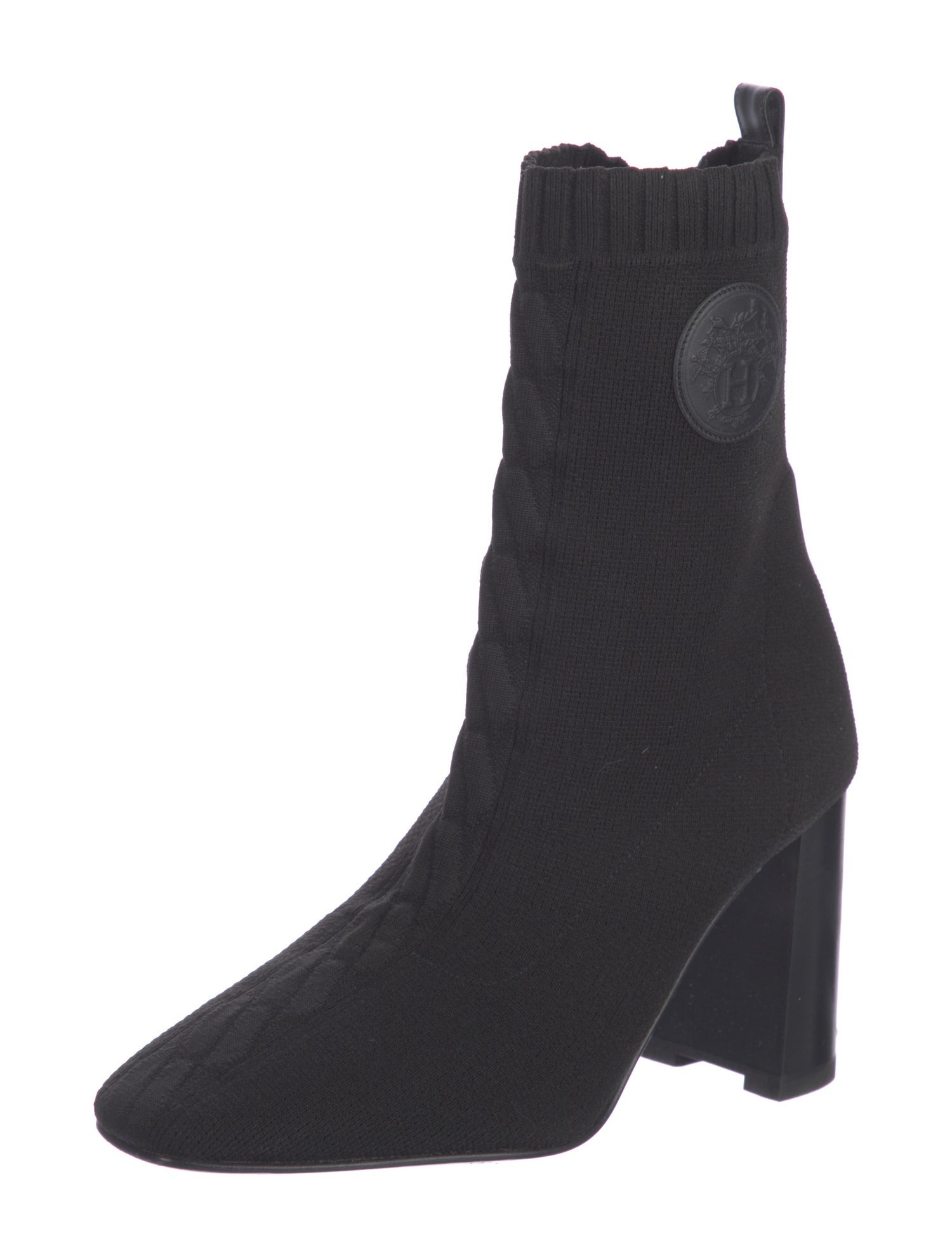 Hermès Volver 90 H Logo Sock Boots