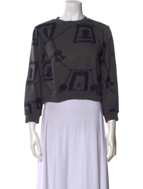 Hermès Printed Crew Neck Sweatshirt