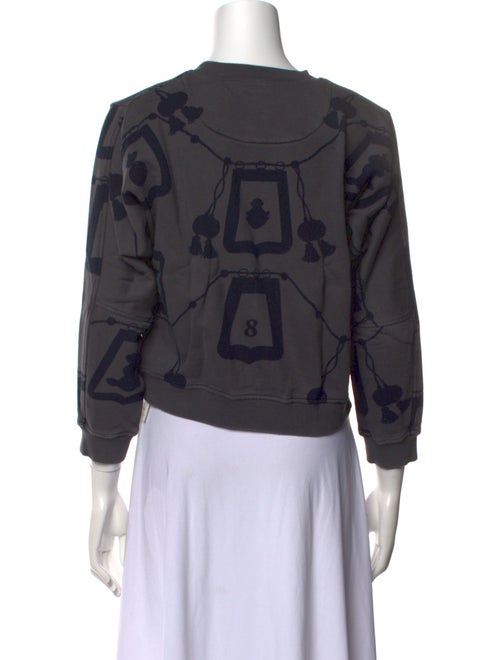 Hermès Printed Crew Neck Sweatshirt
