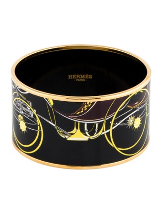 Hermès Extra Wide Enamel Bangle