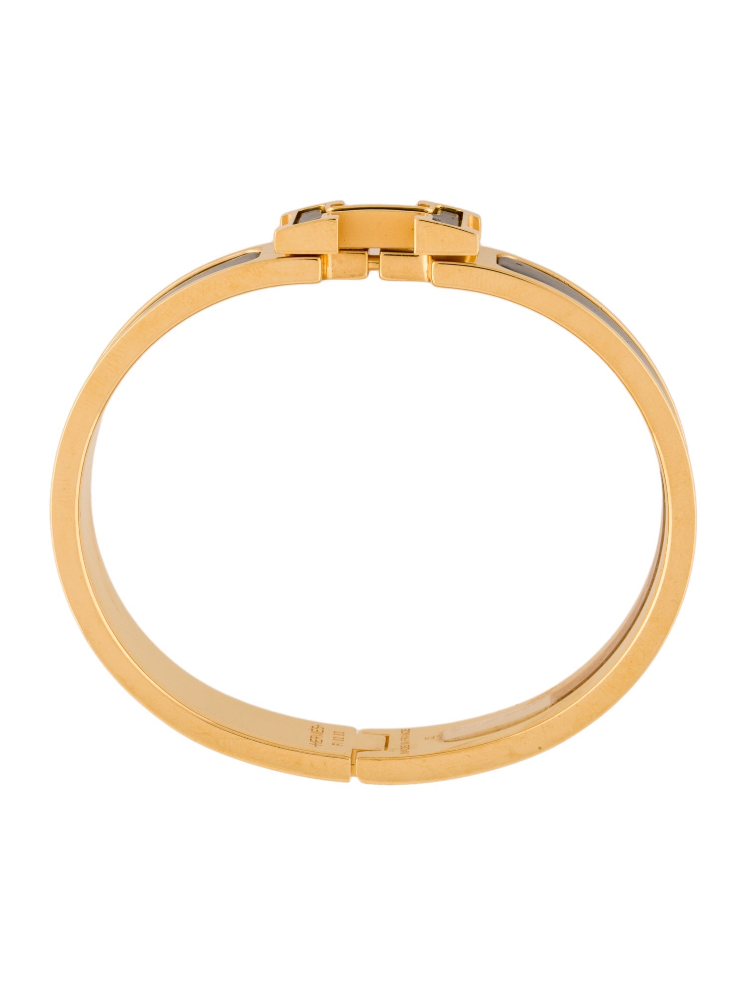 Hermès Clic H w/ Enamel Turnlock Bracelet