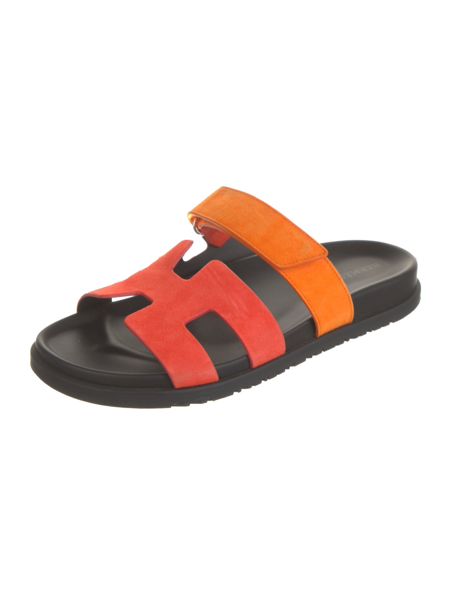 Hermès Chypre Suede Slides